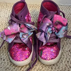 JoJo sequined high tops